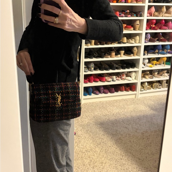 Yves Saint Laurent Multicolor Tweed Crossbody Toy Bag - Picture 7 of 7